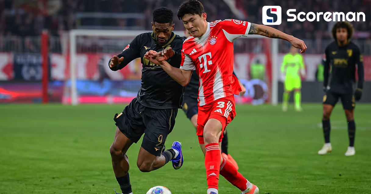 '김민재 100번째 경기' 뮌헨, 아우크스부르크에 시즌 첫 패배